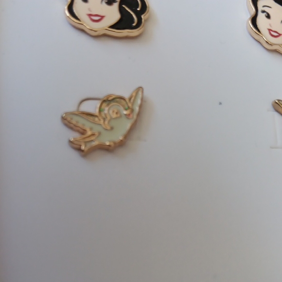BaubleBar Disney Character and Bird Earrings - Gold and Cream - Picture 4 of 5
